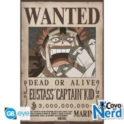 One Piece - Poster "Wanted Eustass "Captain" Kid" (52x38) GBYDCO638