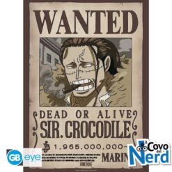 One Piece - Poster "Wanted Sir. Crocodile" (52x38) GBYDCO640