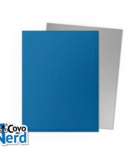 Dual Matte Blue Silver sleeves Stadard (100) Dragon Shield 25th Special Edition