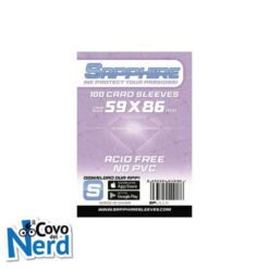 Sapphire Card Sleeves - 100 Sleeves - Lilla - 59 x 86 mm