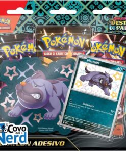 Collezione con Adesivo Destino di Paldea Scarlatto & Violetto Maschiff - ITA