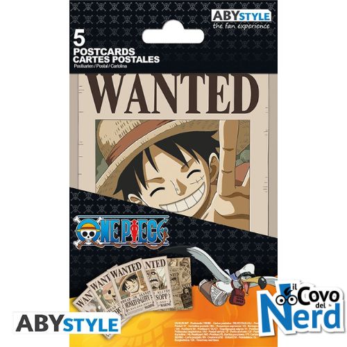 ONE PIECE Postcards Wanted Set 1 (14.8x10.5) - ABYDCO888