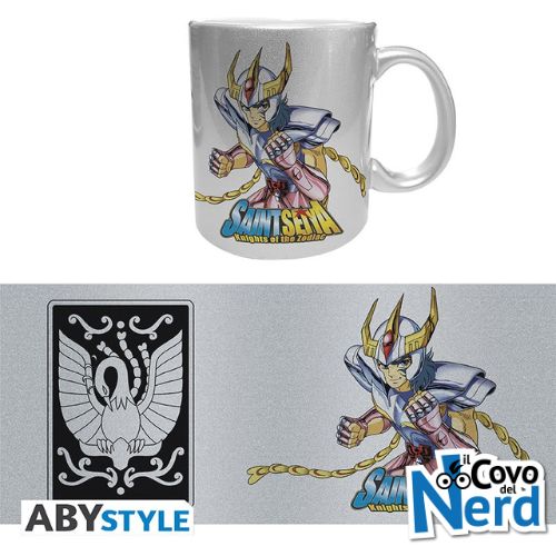 Tazza Saint Seiya silver finish Phoenix - ABYMUGA397