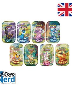 Prismatic Evolutions Mini Tin Display Assorted (8 Tins) - Pokémon TCG - ENG