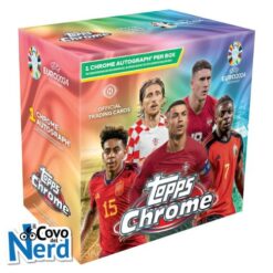 Chrome UEFA EURO 2023-24 Hobby Topps Box da 8 Bustine da 10 Carte