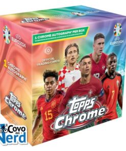 Chrome UEFA EURO 2023-24 Hobby Topps Box da 8 Bustine da 10 Carte