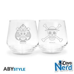 2 Glass Set One Piece Luffy & Ace - ABYVER285