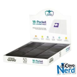 Ultimate Guard 18-Pocket Pages Side-Loading (50) - Black