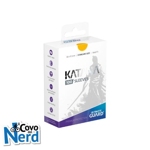 Katana Standard Sleeves Giallo - Ultimate Guard (100 Sleeves)