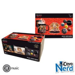 Queen Set Regalo Tazza con cambio di calore + Acryl® + Badge Pack Mix - GBYPCK002