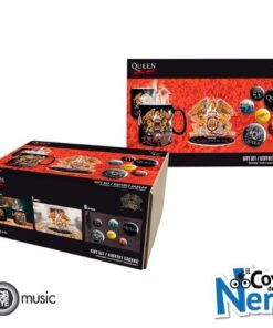 Queen Set Regalo Tazza con cambio di calore + Acryl® + Badge Pack Mix - GBYPCK002