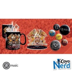 Queen Set Regalo Tazza con cambio di calore + Acryl® + Badge Pack Mix - GBYPCK002