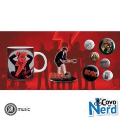 AC/DC Set Regalo Tazza con cambio di calore + Acryl® + Badge Pack Mix - GBYPCK003