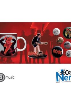 AC/DC Set Regalo Tazza con cambio di calore + Acryl® + Badge Pack Mix - GBYPCK003