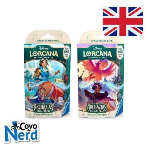Alternative view of Starter Decks Display Archazia's Island 8 Mazzi - ENG - Lorcana TCG Disney