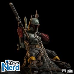 Boba Fett & Rancor Figure - Star Wars Art Scale Deluxe Statue 1/20 38 cm