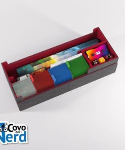 Cards' Lair Pro 1000+ Convertible Grigio/Rosso - Gamegenic