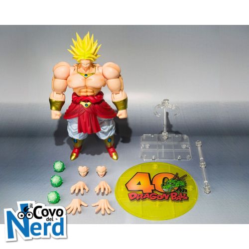 Dragon Ball S.H. Broly 40th Anniversary Figuarts Action Figure Statue 19 cm