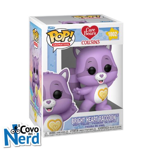 Funko POP! Animation: Care Bears Cousins - Bright Heart Racoon 1802