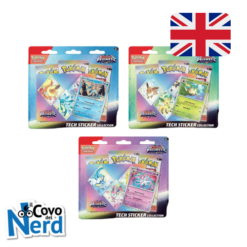 Prismatic Evolutions Tech Sticker Collection Bundle 3 pezzi - Pokémon TCG - ENG
