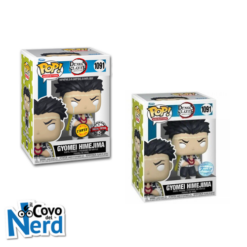 Bundle Funko POP! Animation: Demon Slayer - Gyomei Himejima + Chase Limited Edition