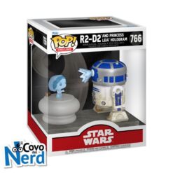Funko POP! Star Wars Deluxe: R2 - D2 and Princess Leia Hologram 766