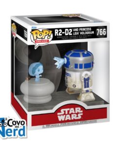 Funko POP! Star Wars Deluxe: R2 - D2 and Princess Leia Hologram 766