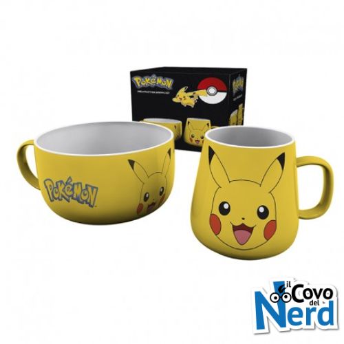  Breakfast Set Mug + Bowl - Pikachu - Pokémon - BS0003