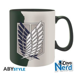 Tazza emblema corpo di ricerca - Attack on Titan 460 ml - ABYMUGA450
