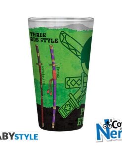 Bicchiere Zoro - One Piece Large Glass - 400ml - ABYVER297