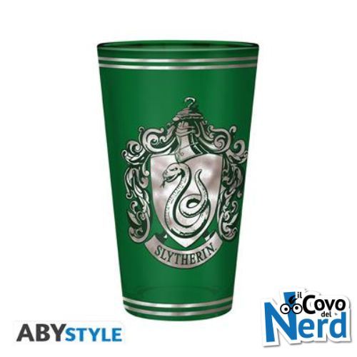 Bicchiere Serpeverde - Harry Potter Large Glass - 400ml - ABYVER207