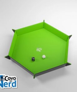 Magnetic Dice Tray Esagonale Nero/Verde - Gamegenic