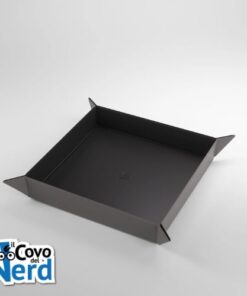 Magnetic Dice Tray Rettangolo Nero/Grigio - Gamegenic