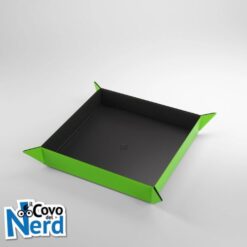 Magnetic Dice Tray Quadrato Nero/Verde- Gamegenic