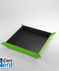 Magnetic Dice Tray Quadrato Nero/Verde- Gamegenic