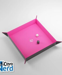 Magnetic Dice Tray Quadrato Black/Purple - Gamegenic