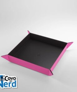 Magnetic Dice Tray Esagonale Nero/Rosa - Gamegenic