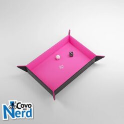 Magnetic Dice Tray Rettangolo Nero/Rosa - Gamegenic