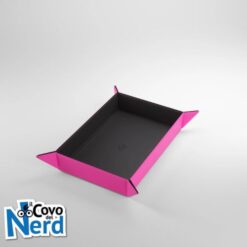 Magnetic Dice Tray Rettangolo Nero/Rosa - Gamegenic