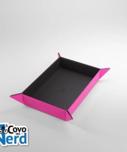 Magnetic Dice Tray Rettangolo Nero/Rosa - Gamegenic