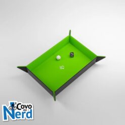 Magnetic Dice Tray Rettangolo Nero/Verde- Gamegenic
