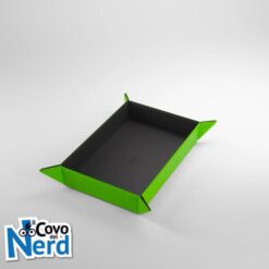 Magnetic Dice Tray Rettangolo Nero/Verde- Gamegenic