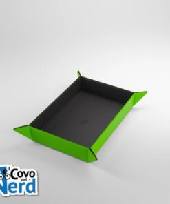Magnetic Dice Tray Rettangolo Nero/Verde- Gamegenic