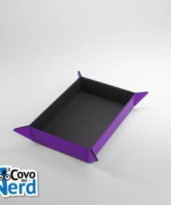 Magnetic Dice Tray Rettangolo Black/Purple - Gamegenic