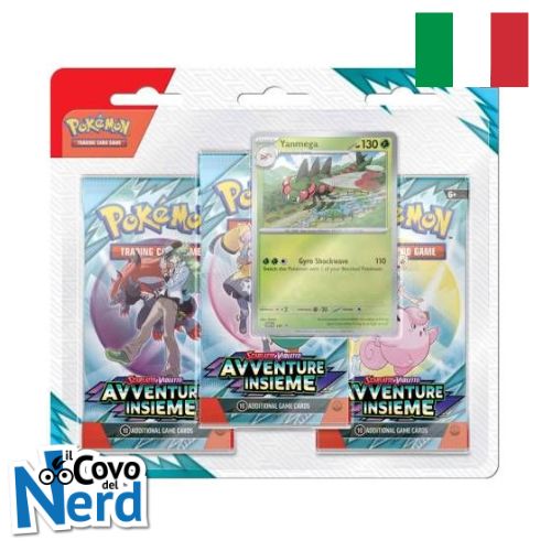 Pokémon TCG - Blister 3-buste Avventure Insieme Yanmega ITA