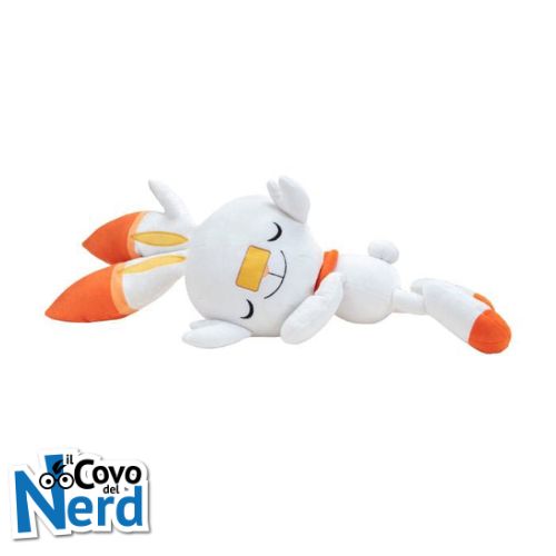 Sleeping Scorbunny peluche 45 cm - Pokémon Plush Figure
