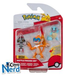 Pokémon Battle Figure Set 3-Pack Pawniard, Squirtle #1, Monferno 5 cm