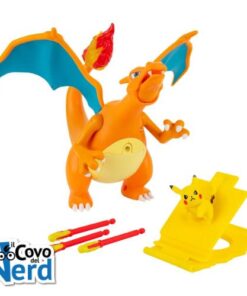 Pokémon Interactive Action Figure Charizard e Pikachu 15 cm