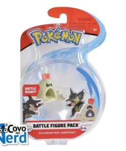 Pokémon Battle Figure Mini Figure Alolan Rattata & Sandygast 5 cm
