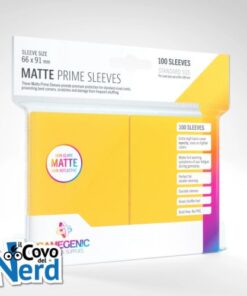 100 Matte Prime Sleeves - Giallo - Matte